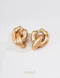 Kairos logo-only cover - Embrace Link Earrings