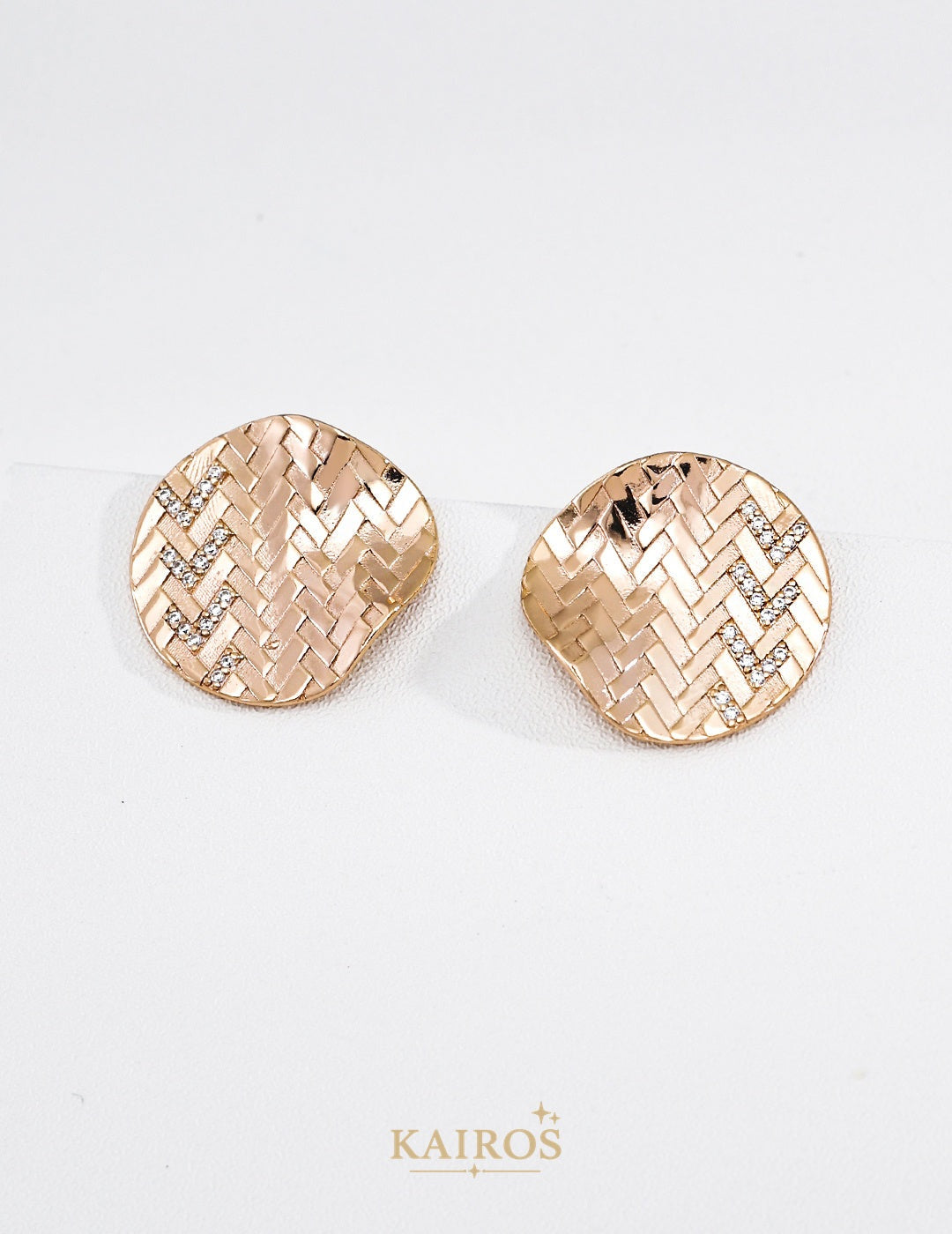 Kairos logo-only cover - Modern Zirconia Earrings