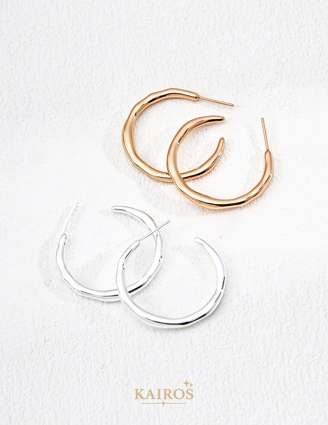 Kairos logo-only cover - Lava Bloom Earrings