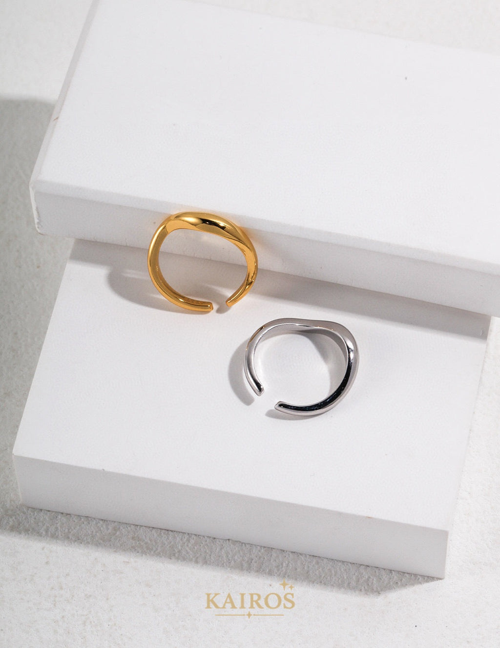 Kairos logo-only cover - Arc Flow Grace Ring