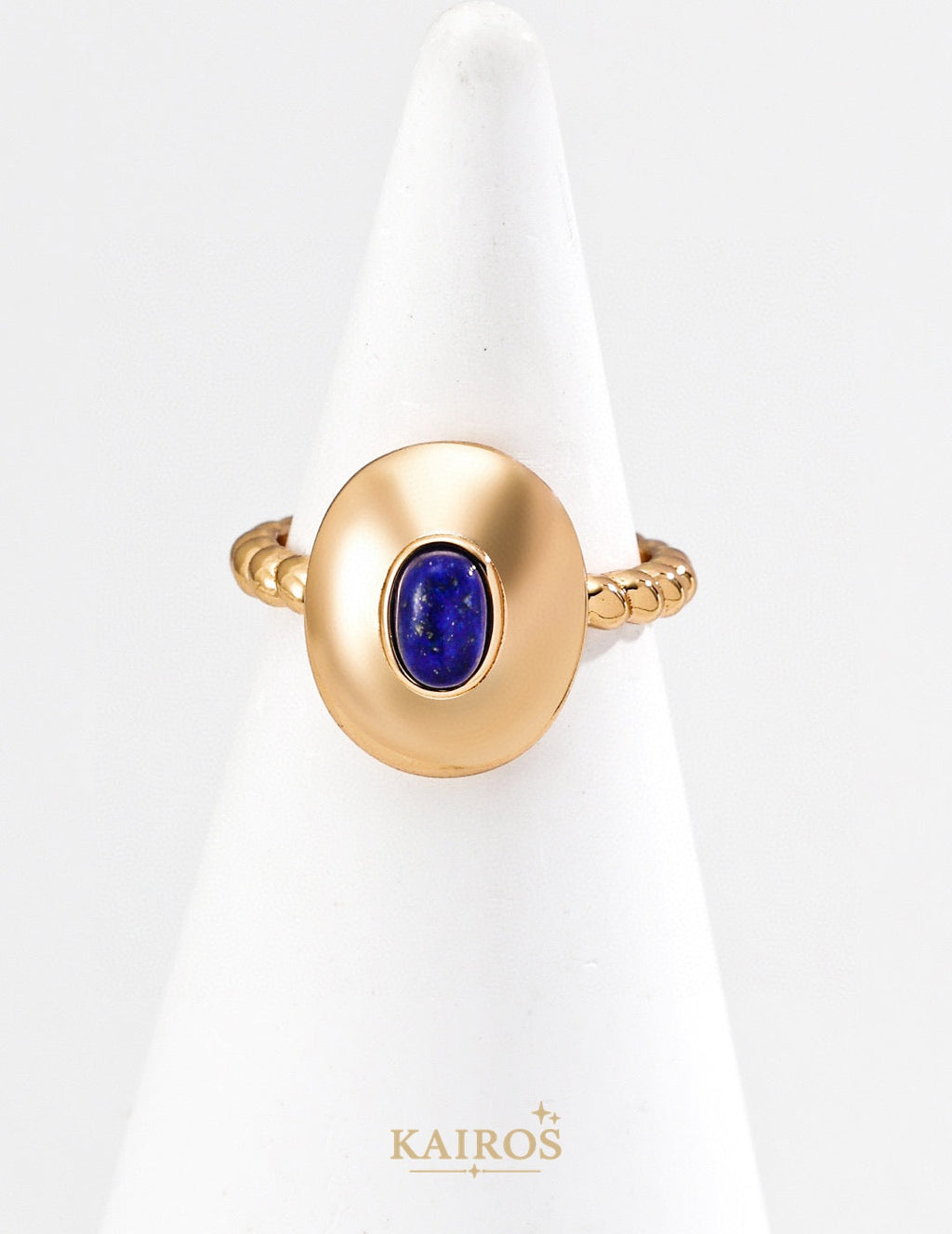 Kairos logo-only cover - Celestial Lapis Lazuli Ring