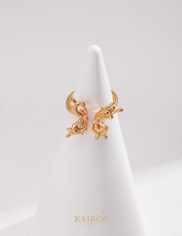 Kairos logo-only cover - Butterfly Orchid Pearl Ring