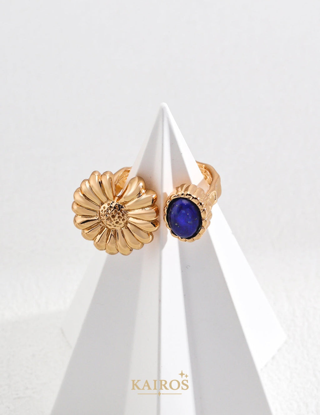 Kairos logo-only cover - Celestial Lapis Lazuli Fortune Ring