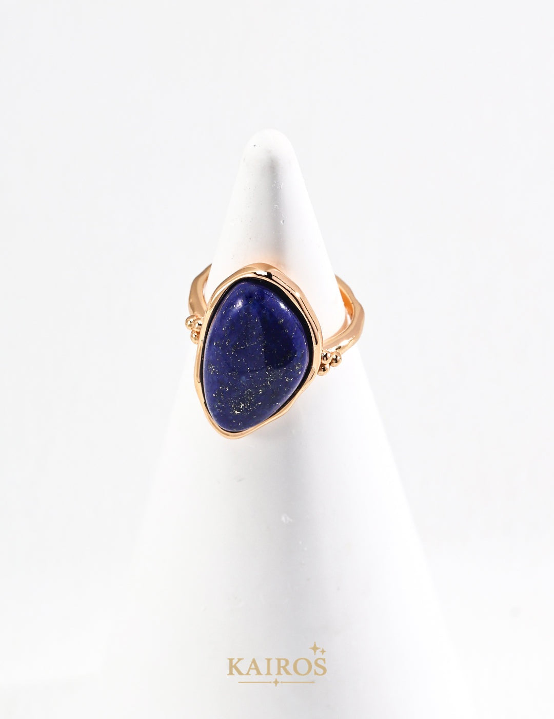 Kairos logo-only cover - Celestial Star Lapis Lazuli Ring