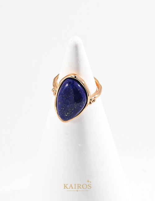 Kairos logo-only cover - Celestial Star Lapis Lazuli Ring