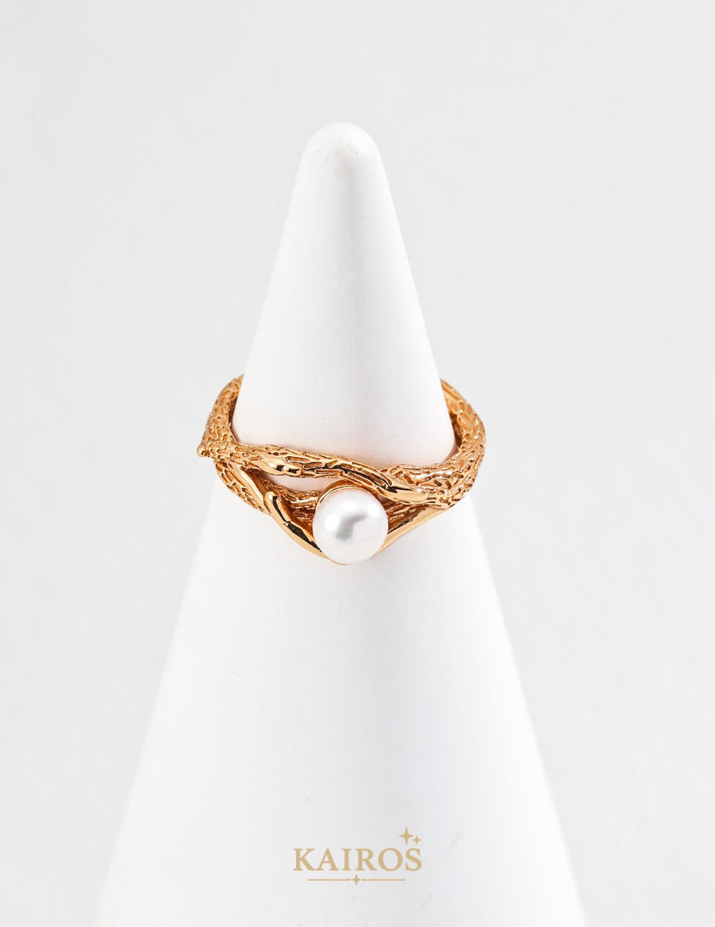 Kairos logo-only cover - Pearl Grace Ring
