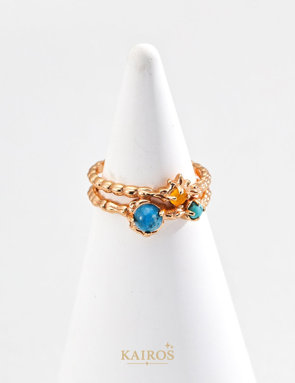 Kairos logo-only cover - Celestial Star Turquoise Ring