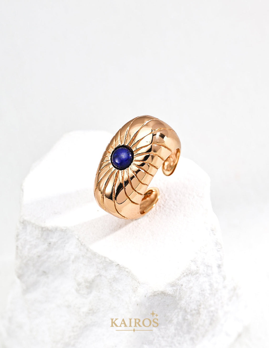 Kairos logo-only cover - Pearl Glow Mother-of-Pearl Ring