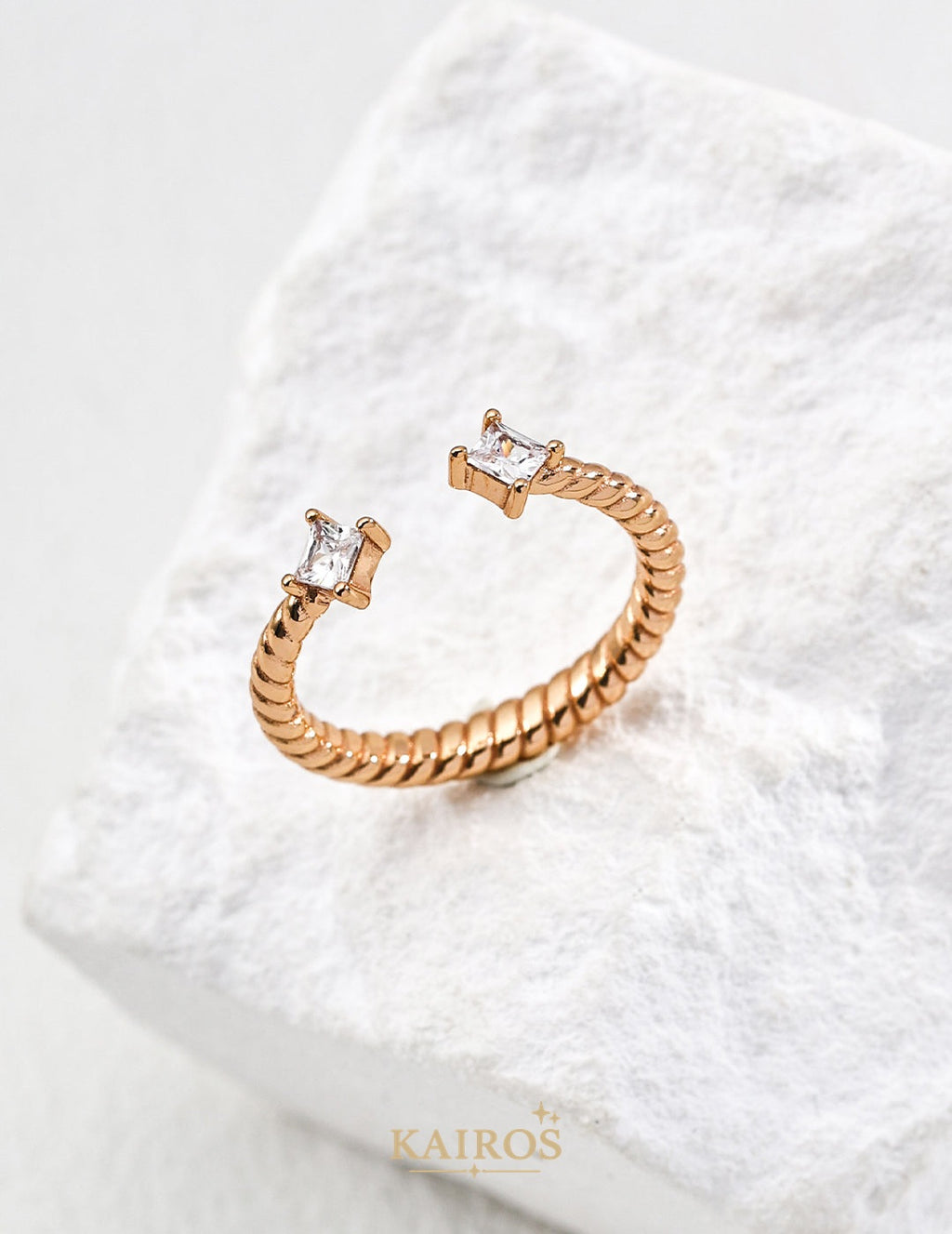 Kairos logo-only cover - Vintage Lumiere Sparkle Ring