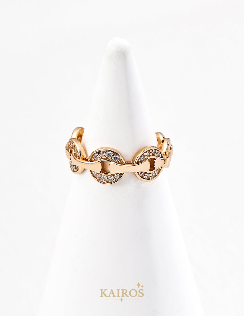 Kairos logo-only cover - Vintage Sparkle Lumiere Ring