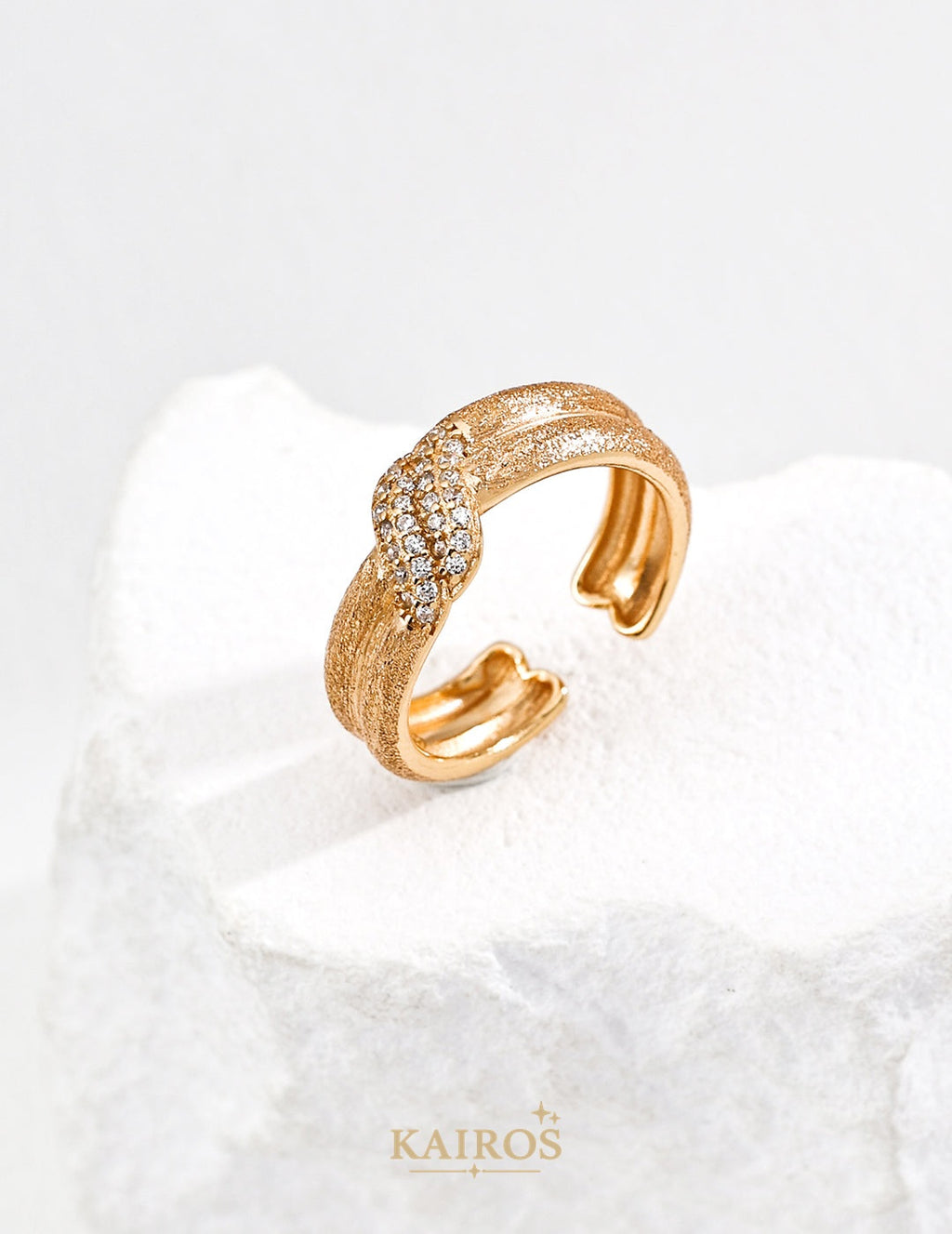 Kairos logo-only cover - Vintage Sparkle Ring