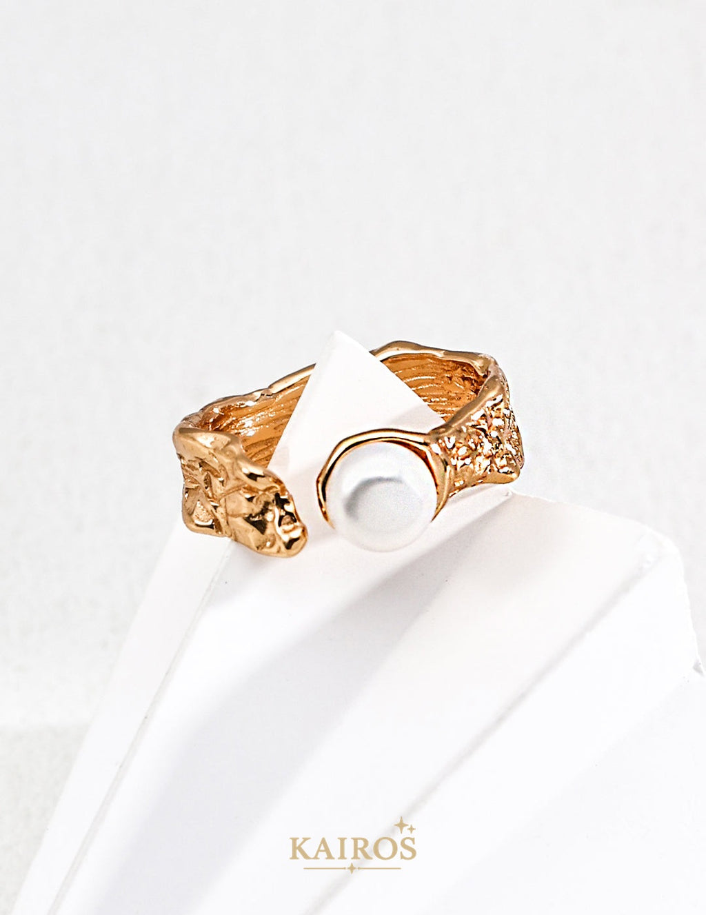 Kairos logo-only cover - Pearl Romance Grace Ring