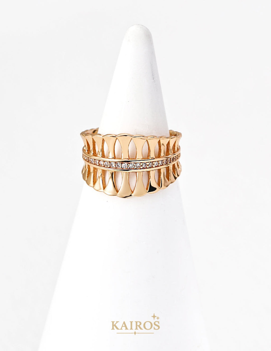 Kairos logo-only cover - Leaf Lumiere Ring