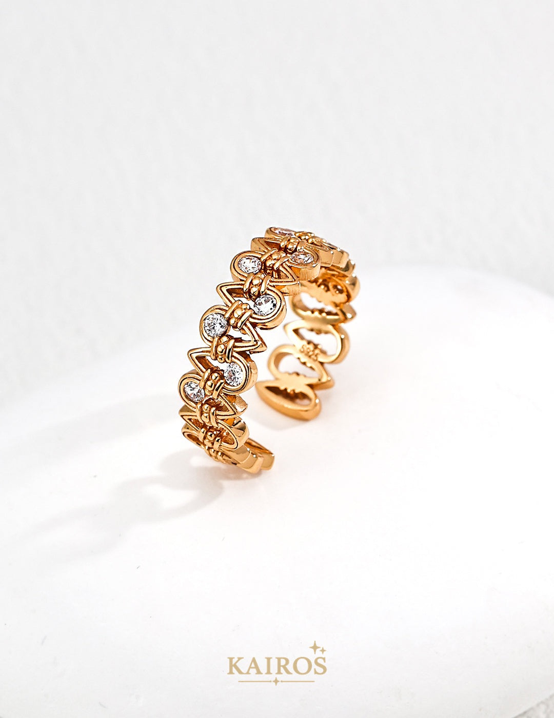 Kairos logo-only cover - Dewdrop Lumiere Ring