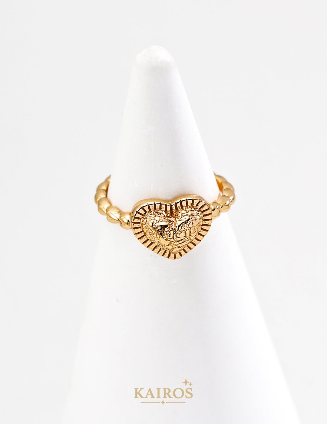 Kairos logo-only cover - Heart Echo Ring