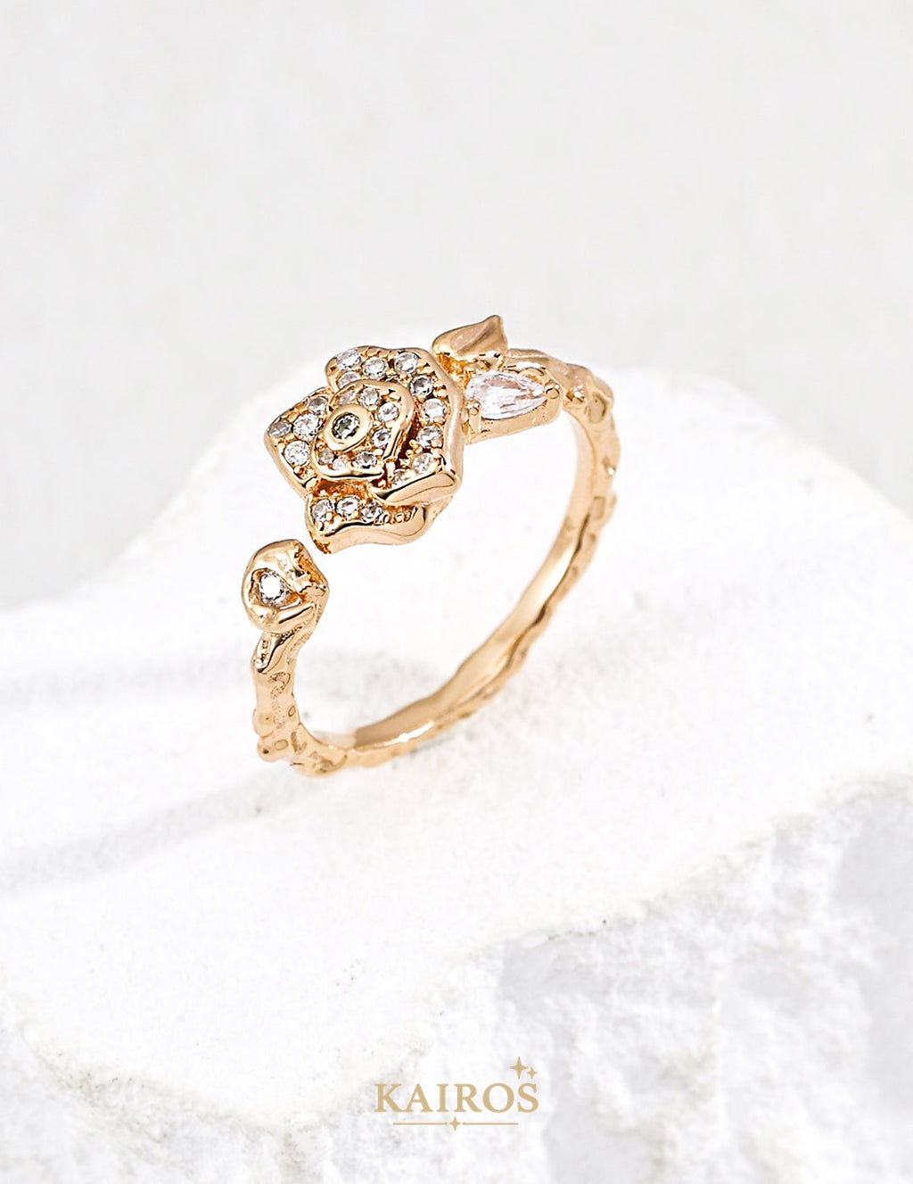 Kairos logo-only cover - Blooming Garden Radiance Ring