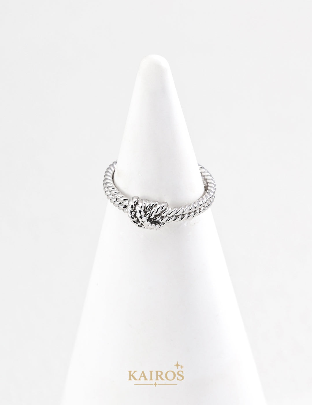 Kairos logo-only cover - Lucky Knot Ring