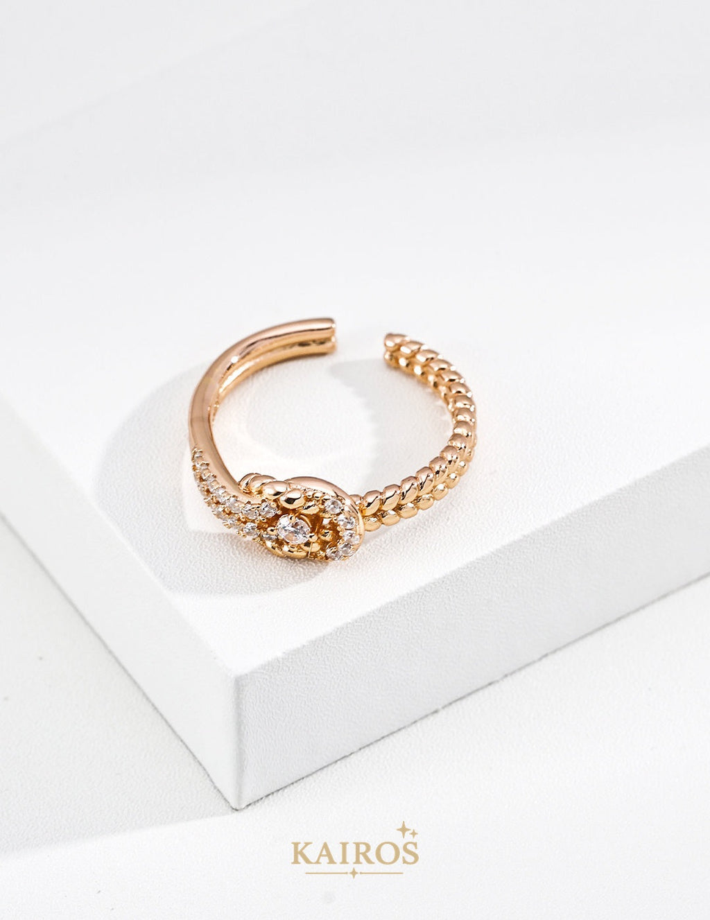 Kairos logo-only cover - Lucky Knot Lumiere Ring