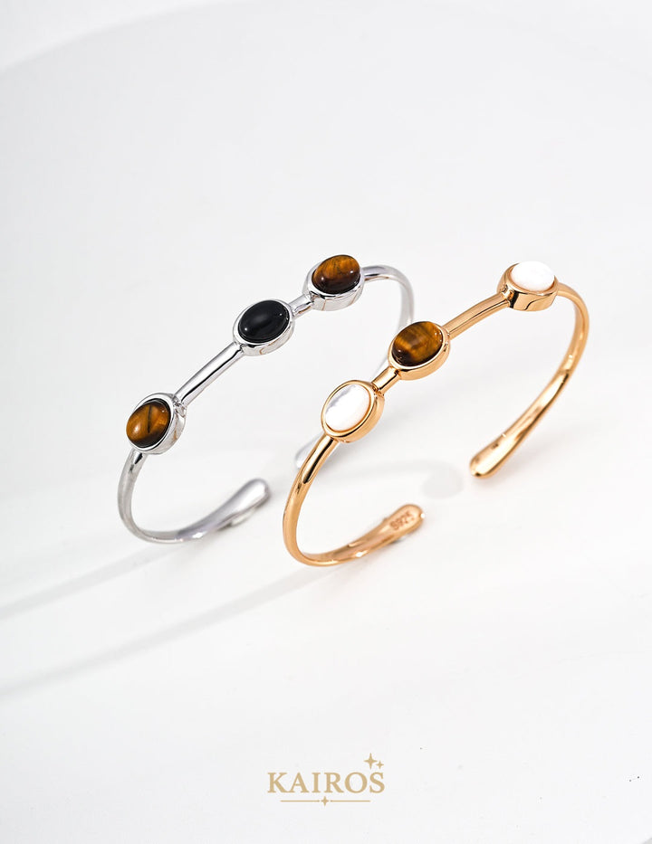 Kairos logo-only cover - Fortune Glow Mother-of-Pearl Bracelet