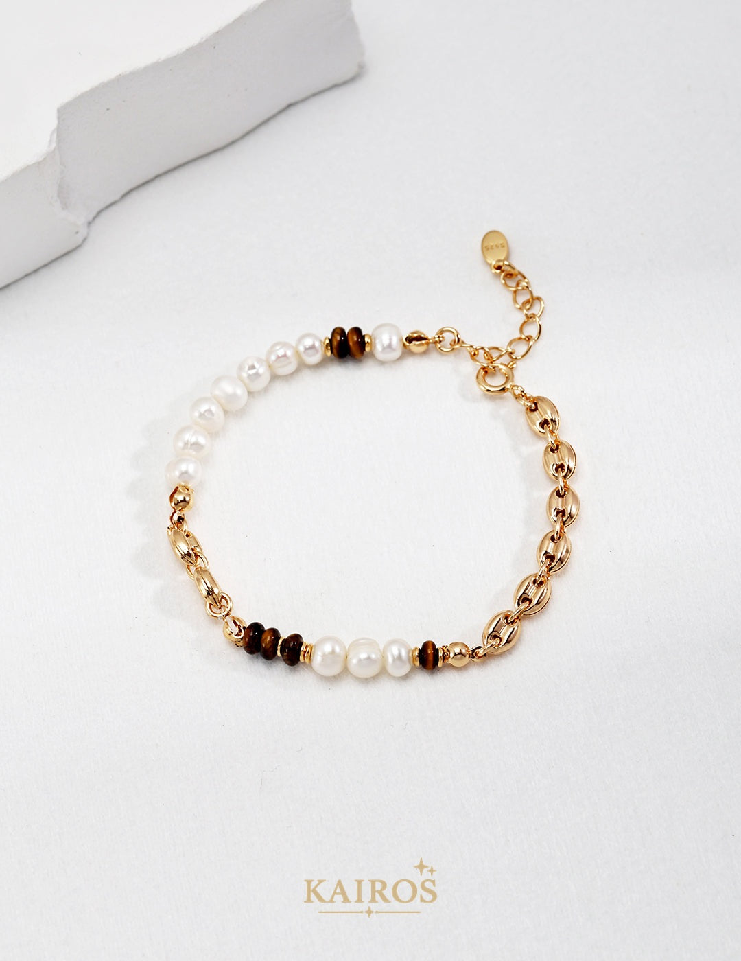 Kairos logo-only cover - Pearl Grace Halo Bracelet