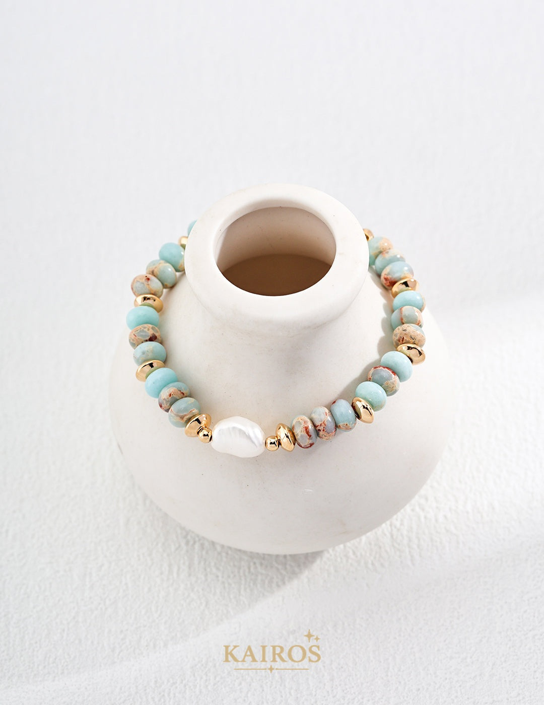 Kairos logo-only cover - Pearl Romance Light Bracelet