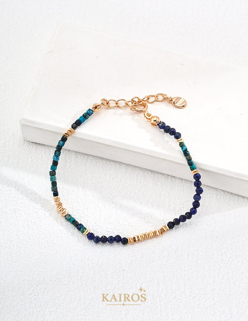 Kairos logo-only cover - Celestial Lapis Lazuli Grace Bracelet