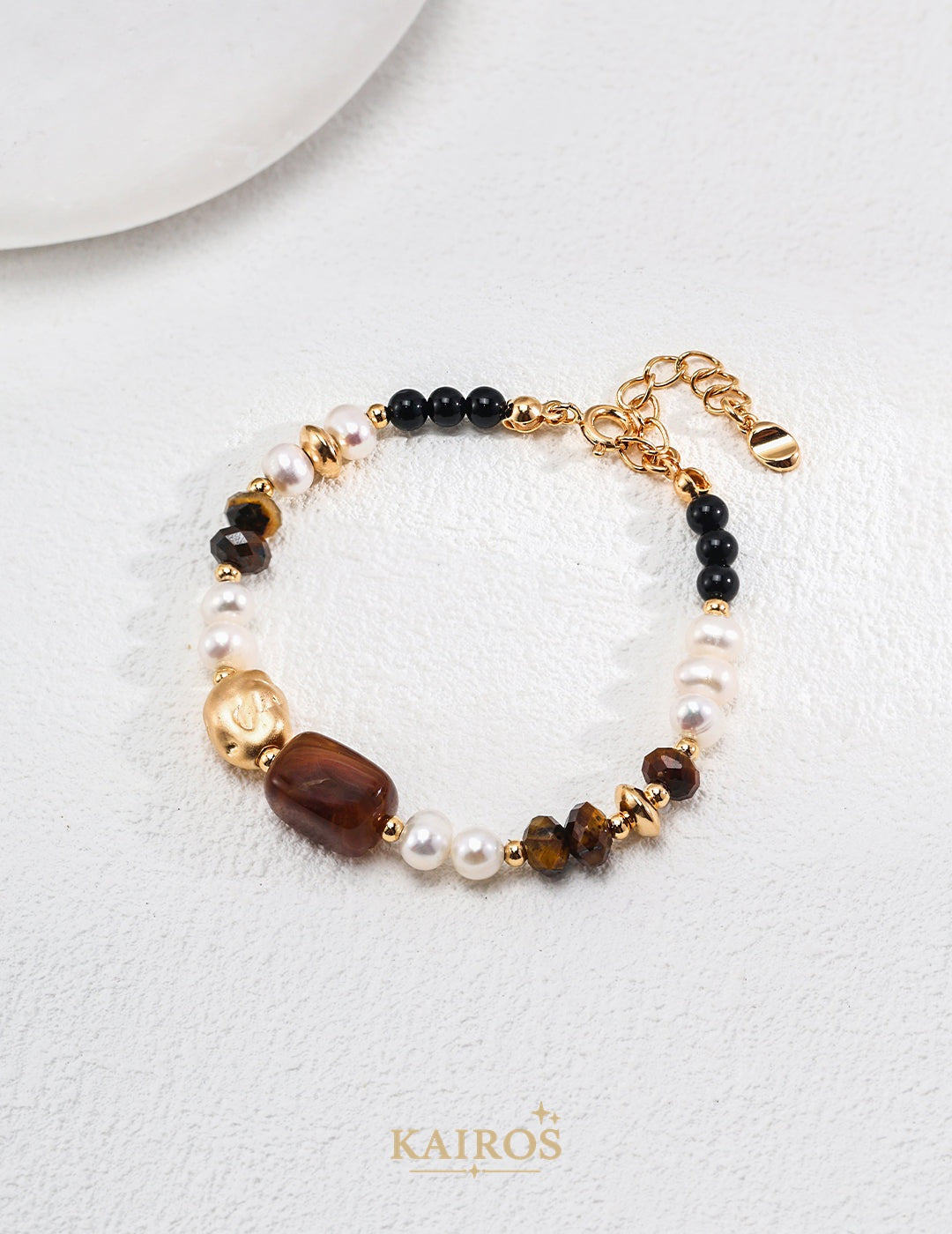 Kairos logo-only cover - Pearl Glow Botanical Bracelet