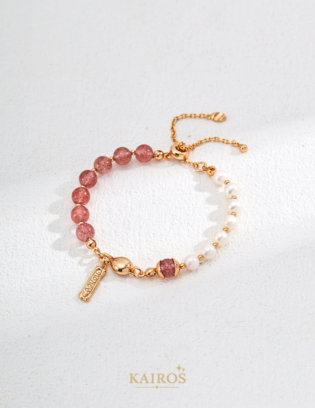 Kairos logo-only cover - Blooming Garden Pearl Fortune Bracelet