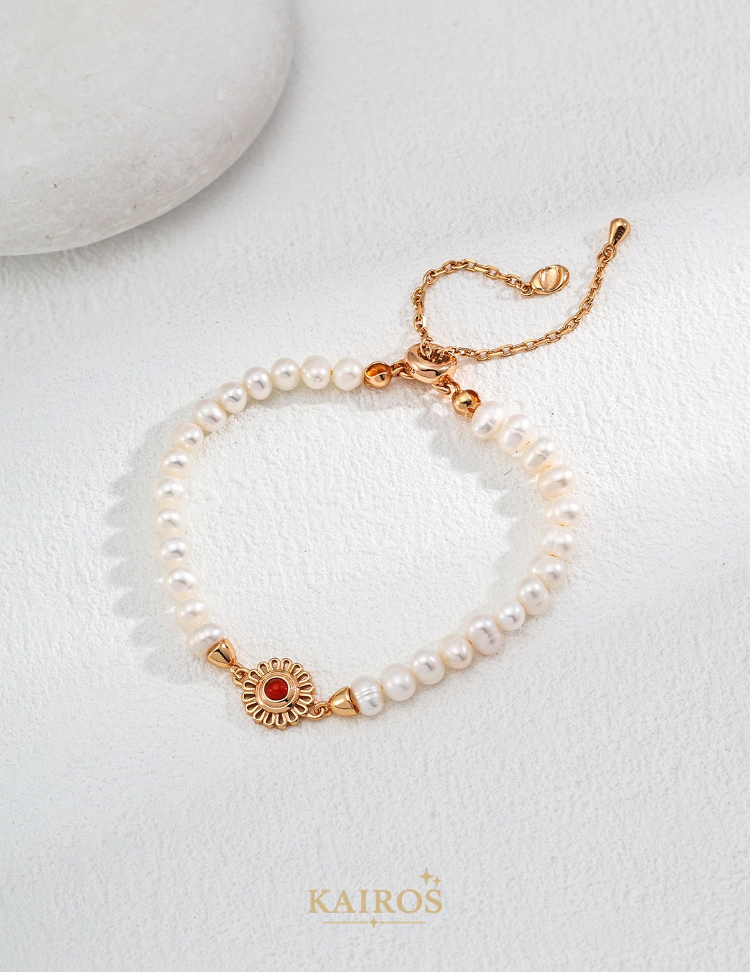 Kairos logo-only cover - Pearl Grace Renewal Bracelet