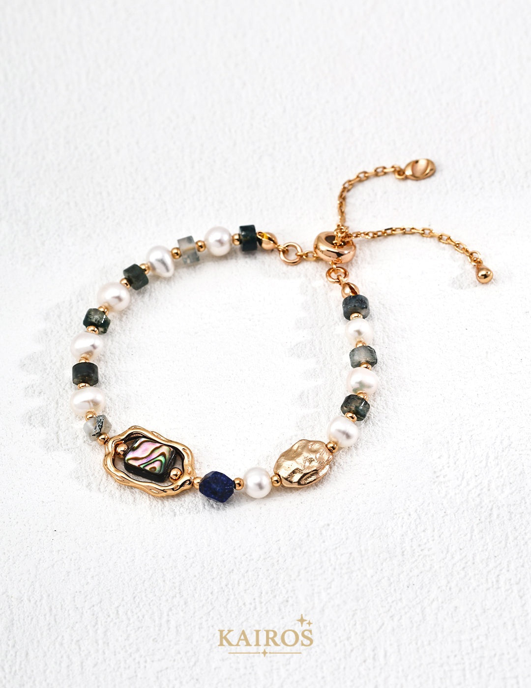 Kairos logo-only cover - Pearl Serenity Celestial Bracelet
