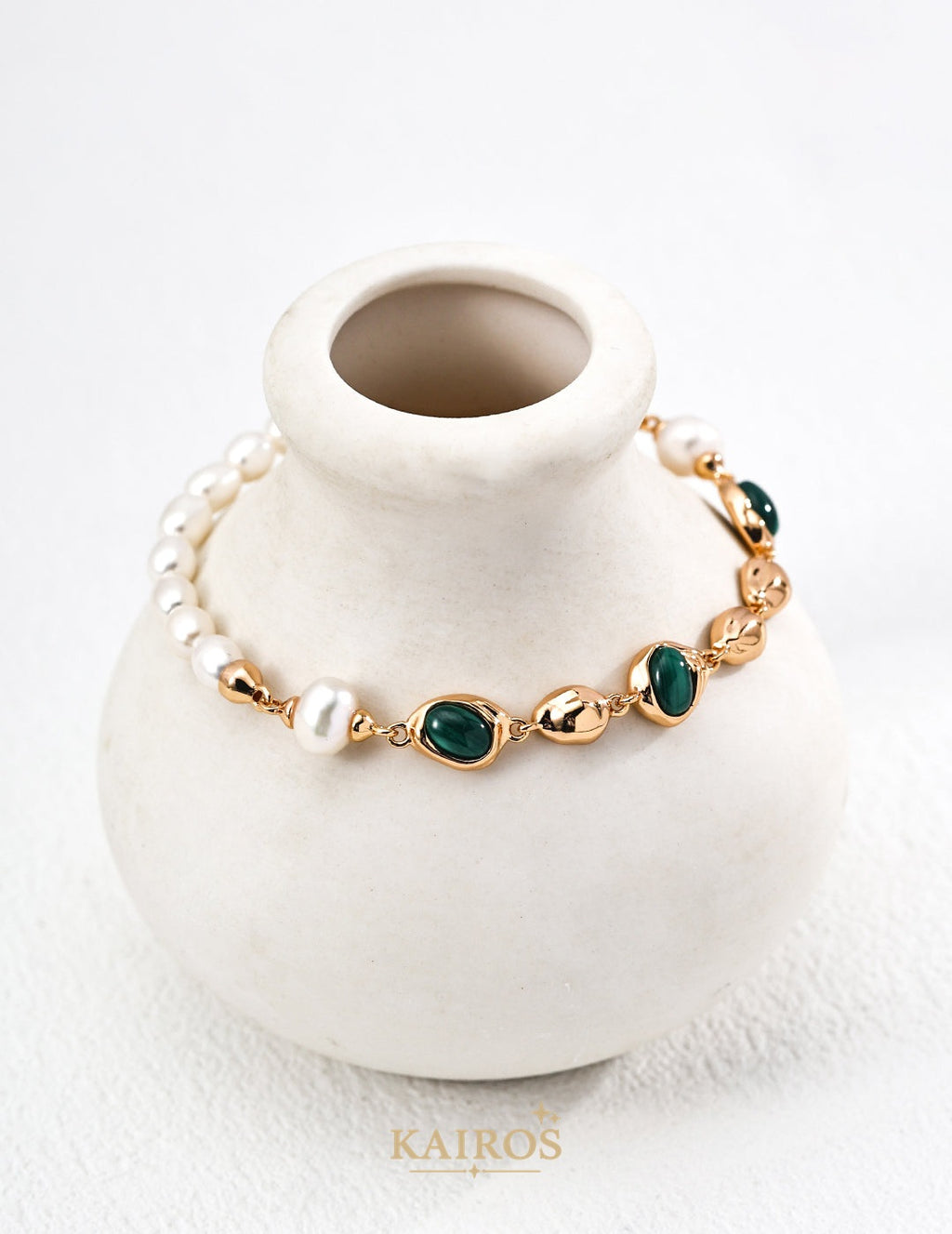 Kairos logo-only cover - Pearl Grace Botanical Bracelet