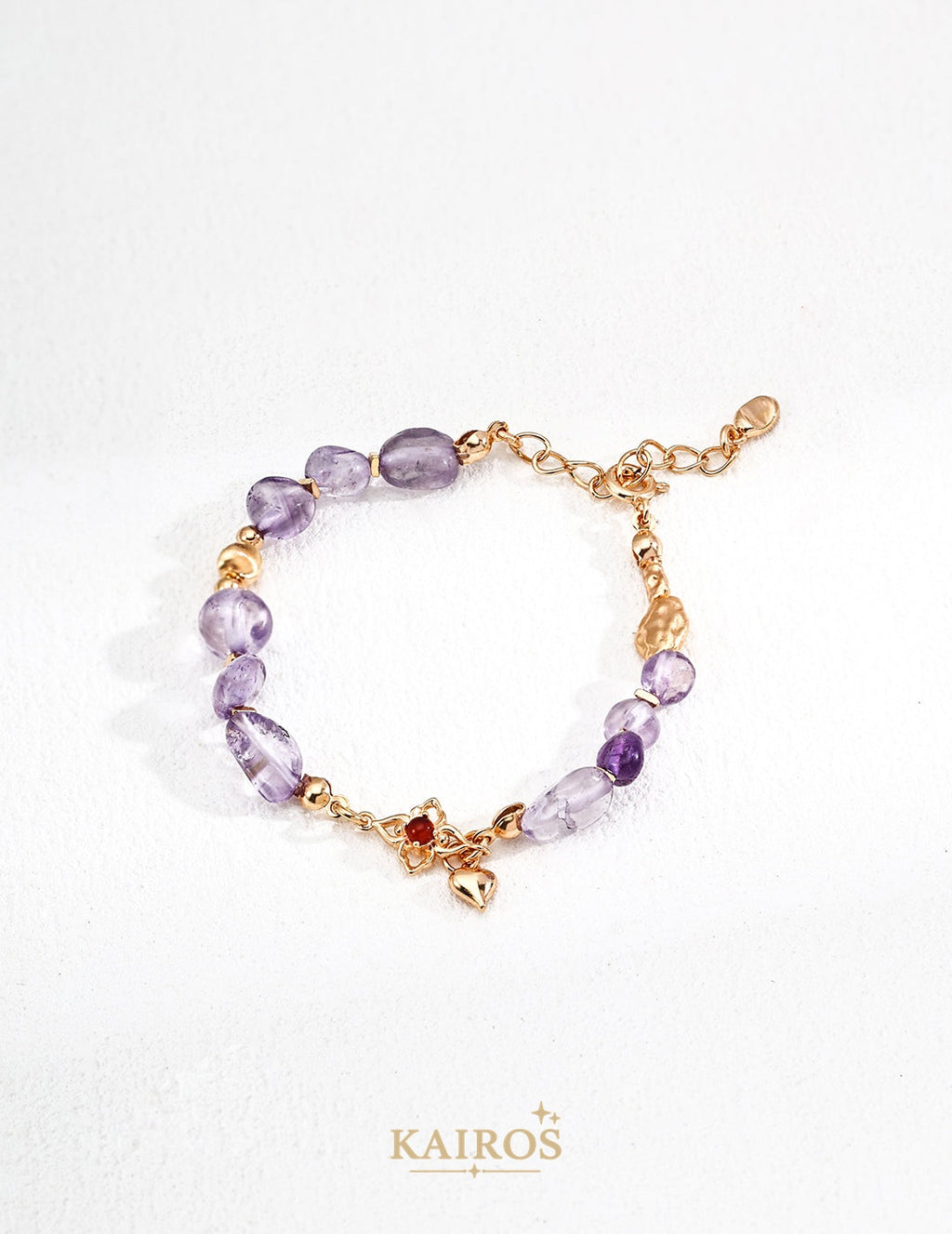 Kairos logo-only cover - Amethyst Grace Bloom Bracelet