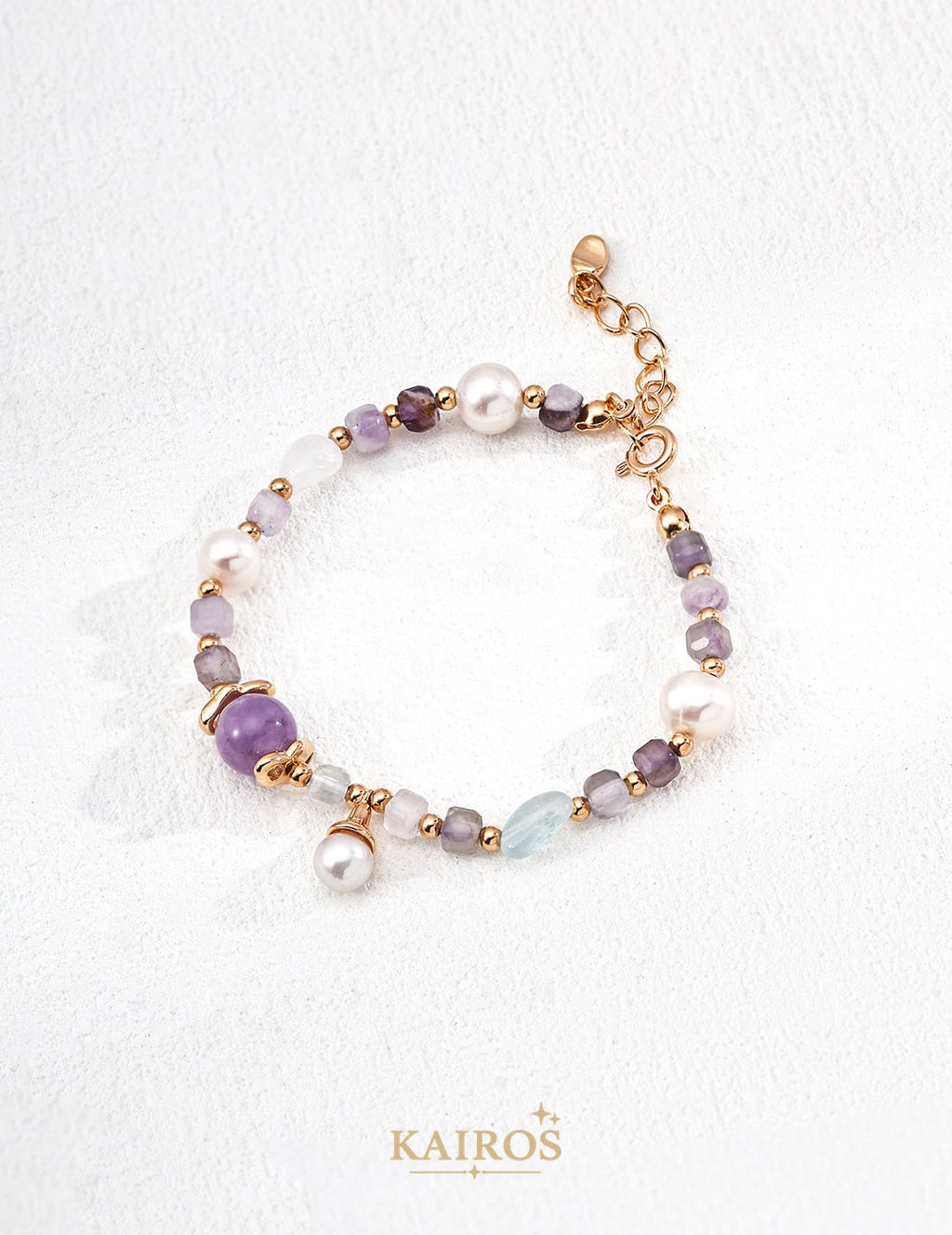 Kairos logo-only cover - Amethyst Serenity Bracelet