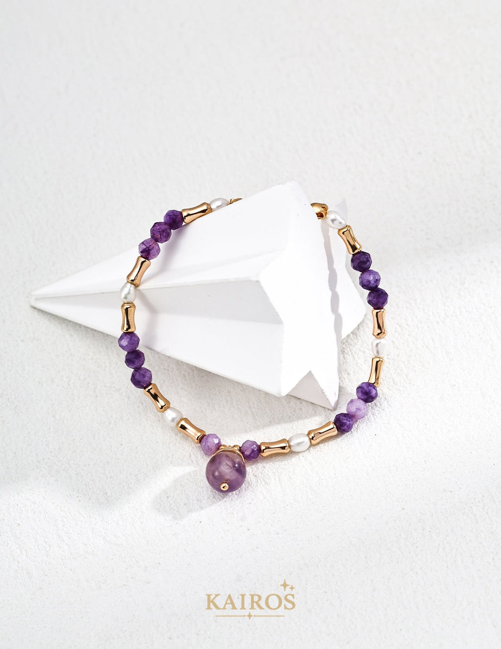Kairos logo-only cover - Amethyst Radiance Bracelet