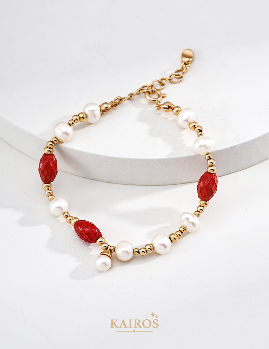 Kairos logo-only cover - Pearl Glow Bracelet
