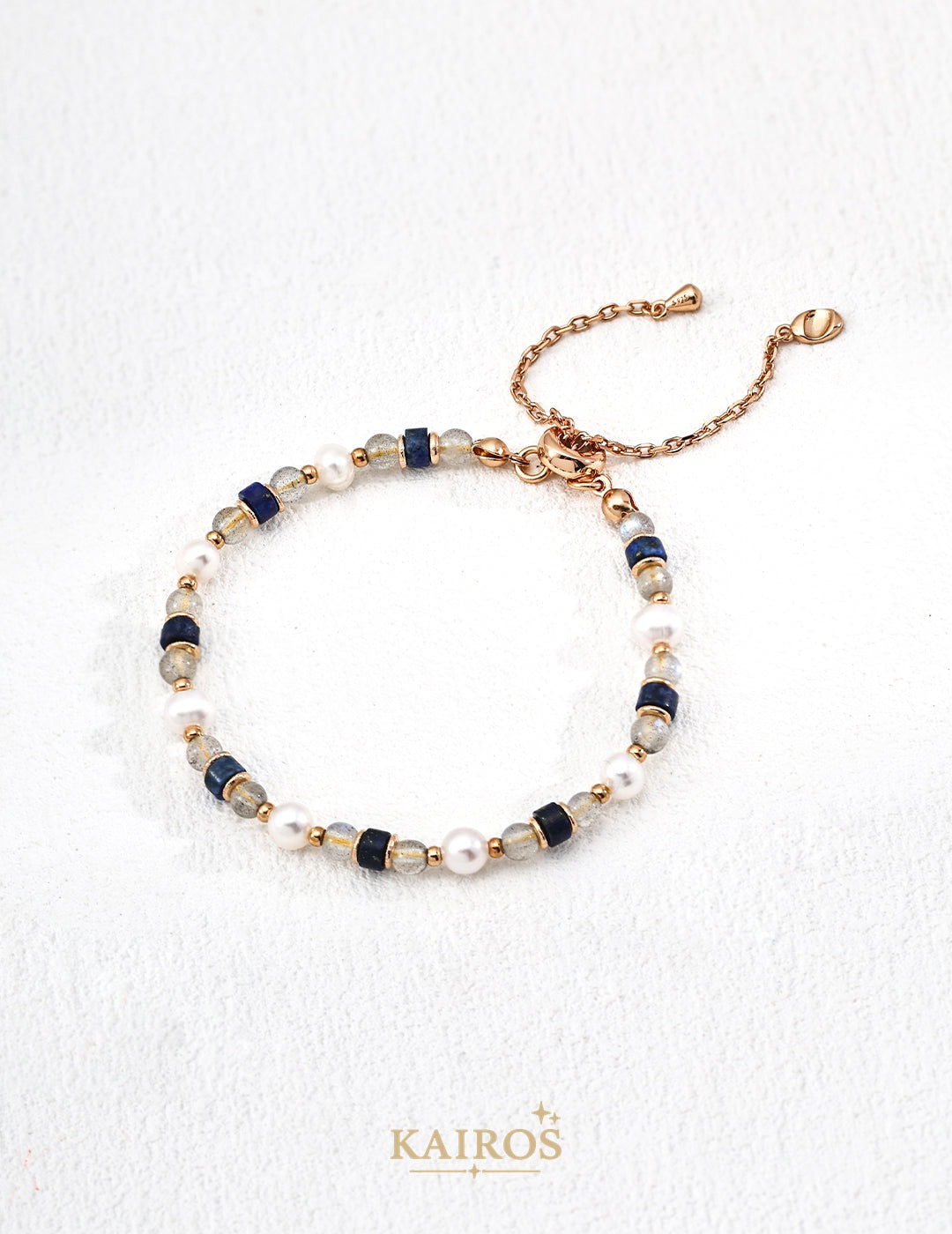 Kairos logo-only cover - Pearl Serenity Fortune Bracelet