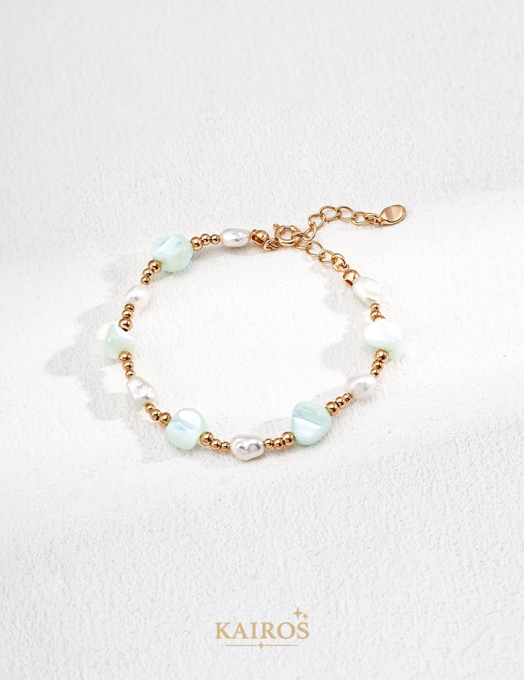 Kairos logo-only cover - Pearl Serenity Bloom Bracelet