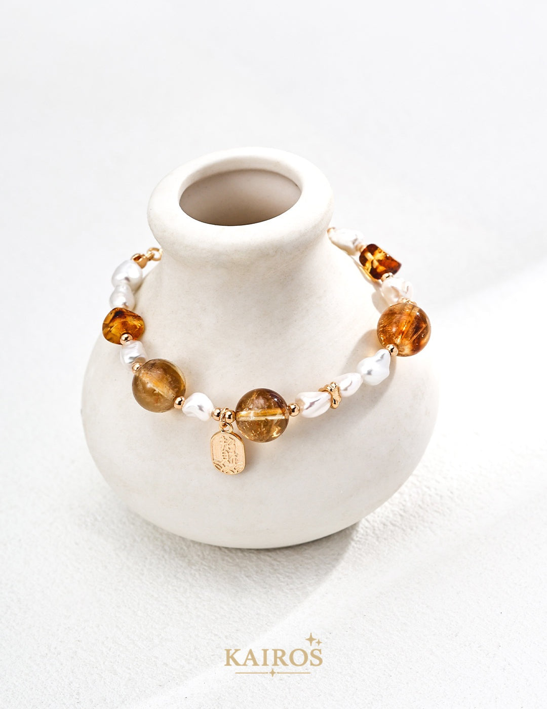 Kairos logo-only cover - Blooming Garden Pearl Serenity Bracelet