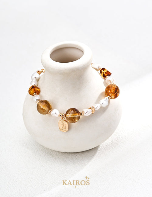 Kairos logo-only cover - Blooming Garden Pearl Serenity Bracelet