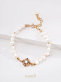 Kairos logo-only cover - Auspicious Blossom Pearl Bracelet