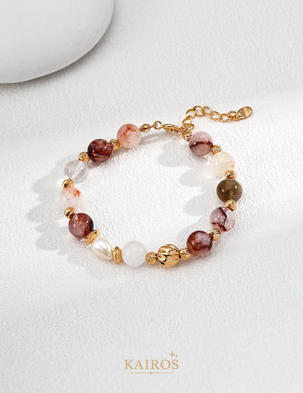 Kairos logo-only cover - Blooming Garden Pearl Grace Bracelet