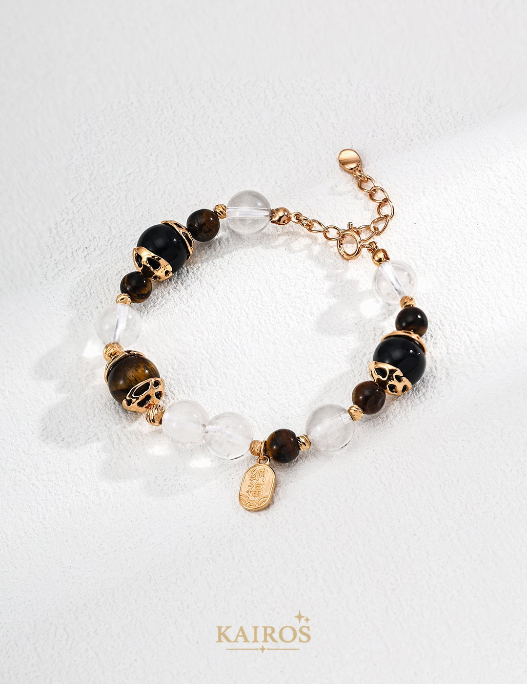 Kairos logo-only cover - Tiger Eye Romance Bracelet