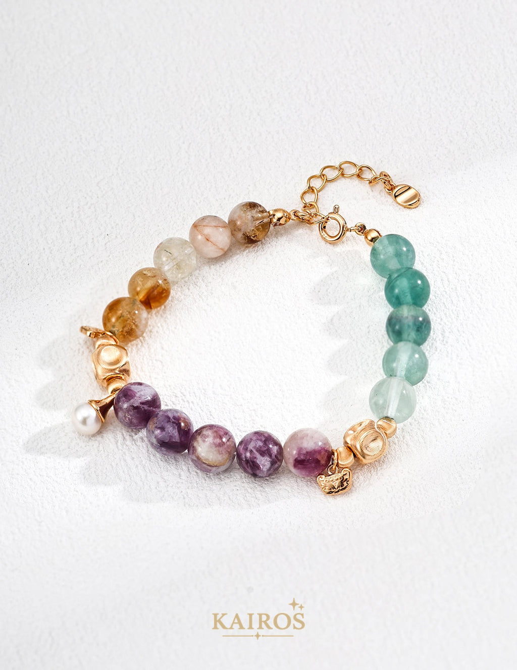 Kairos logo-only cover - Pearl Light Grace Bracelet