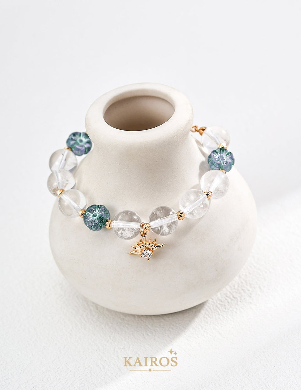 Kairos logo-only cover - Blooming Garden Crystal Bracelet