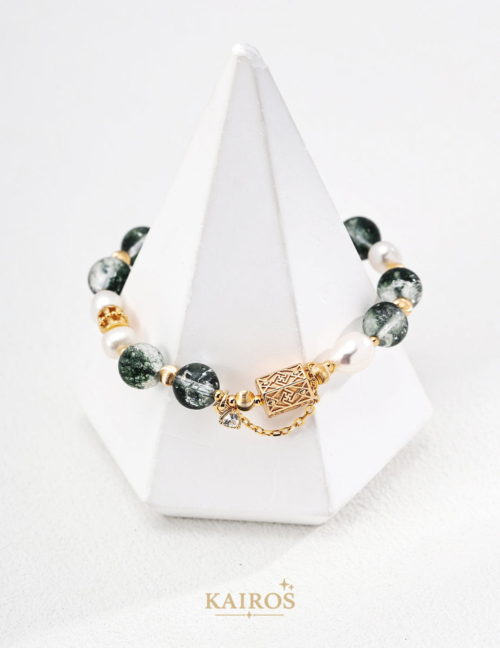 Kairos logo-only cover - Blooming Garden Pearl Sparkle Bracelet