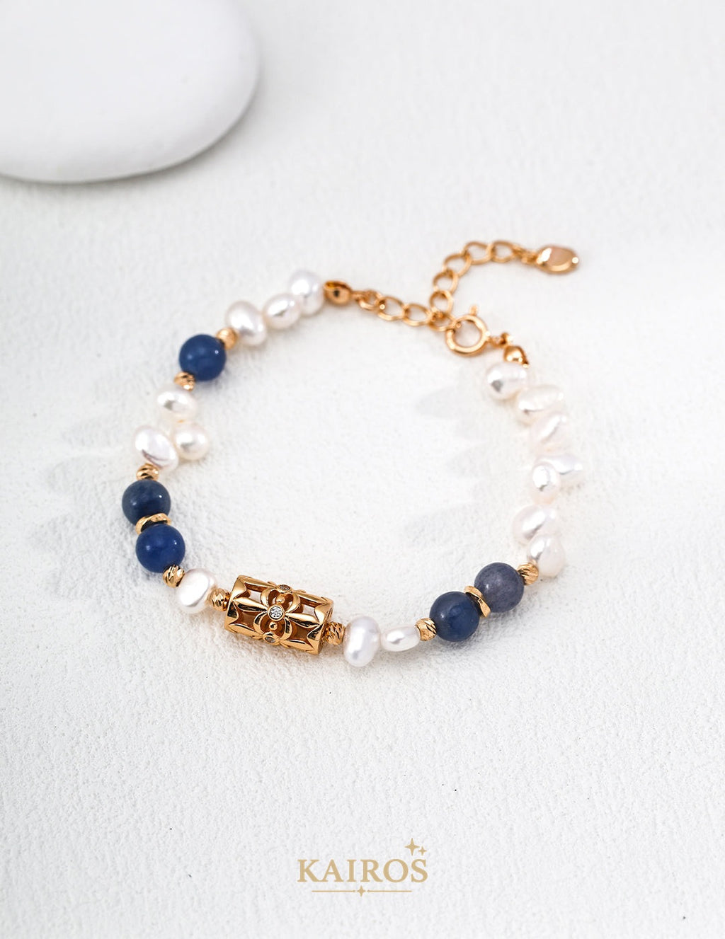 Kairos logo-only cover - Blooming Garden Pearl Lumiere Bracelet