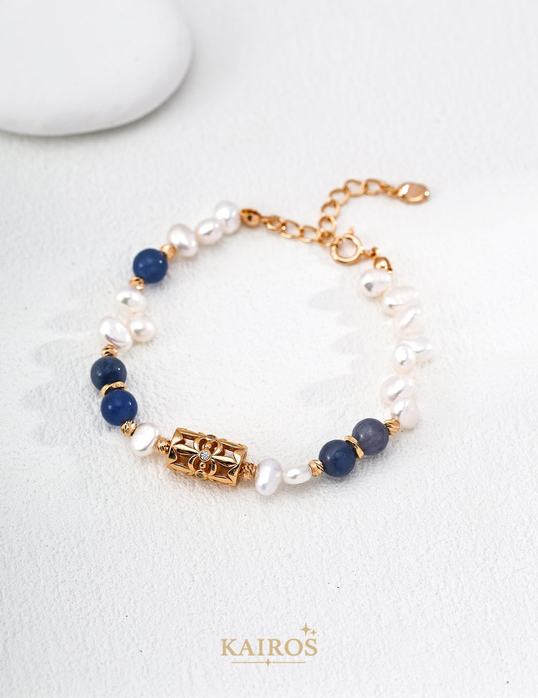 Kairos logo-only cover - Blooming Garden Pearl Lumiere Bracelet