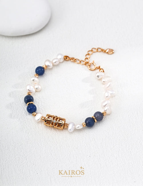 Kairos logo-only cover - Blooming Garden Pearl Lumiere Bracelet