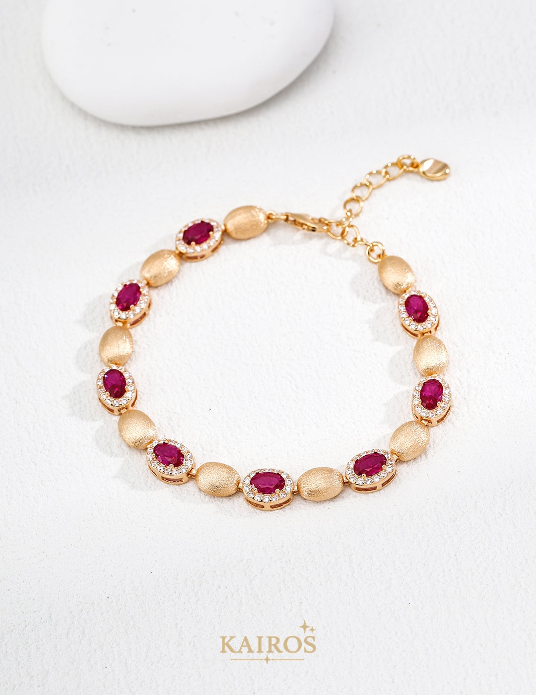 Kairos logo-only cover - Square Halo Light Bracelet
