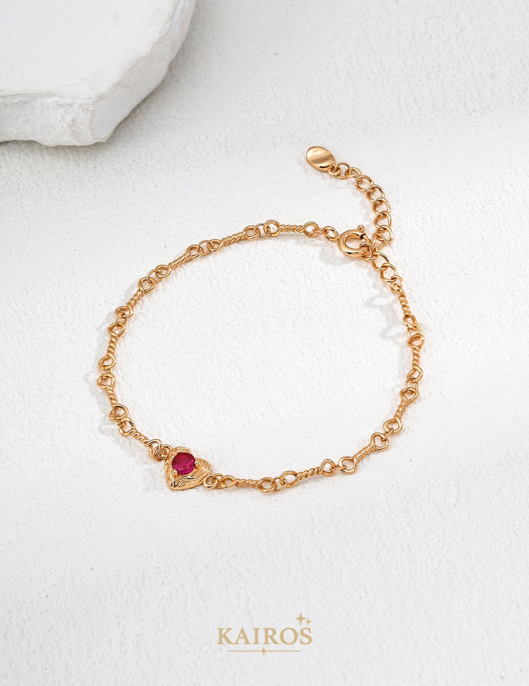 Kairos logo-only cover - Heart Echo Radiance Bracelet